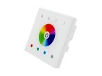   Fali RGB LED vezérlő (RGB02) - 144 Watt - fehér, színváló ledszalaghoz