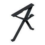 Miladesign ferde asztalláb EX 42050 fekete 420 mm, szélső
