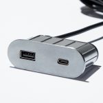 VersaPick USB A/C töltő, ovális